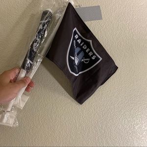 Raiders car flag